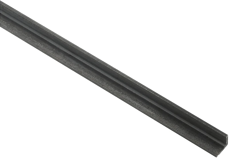 Plain Steel Solid Angle, 0.75 Inch by 72 Inch by 0.125 Inch