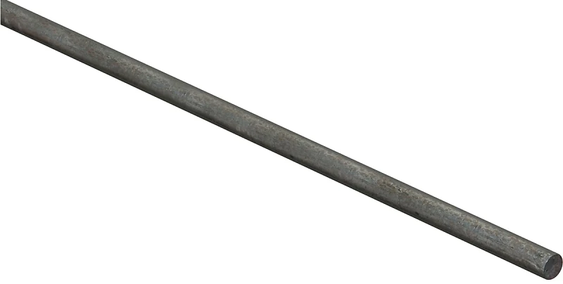 Cold Rolled Steel Smooth Rod, 5/16 Inch Diameter by 48 Inch Length
