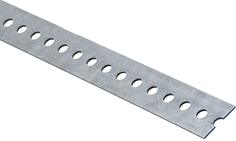 Slotted Galvanized Flat Bar, 1-3/8 X 60 Inches, National Hardware N182-774