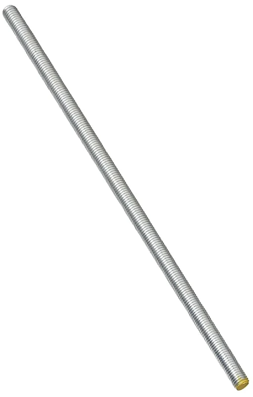 3/8 In. X 6 Ft. Zinc-plated Steel Threaded Rod - 16 Tpi