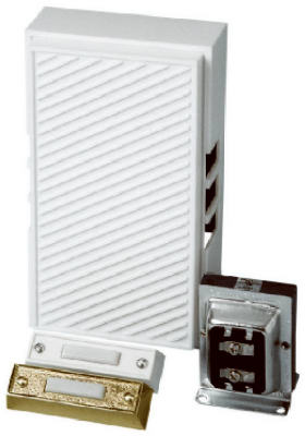 Carlon Corded Door Bell Kit, 3 Tones, 7-1/2 in L x 3-7/8 in W x 2 in D