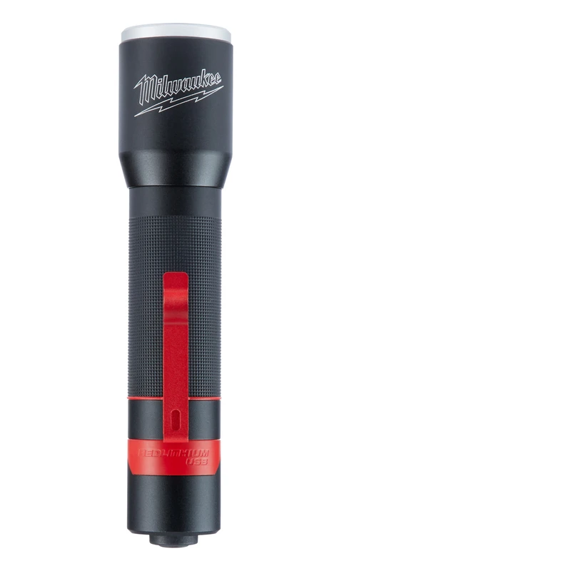 Trueview 700 Lumens Black/red Led Usb Rechargeable Flashlight Kit 2110-21