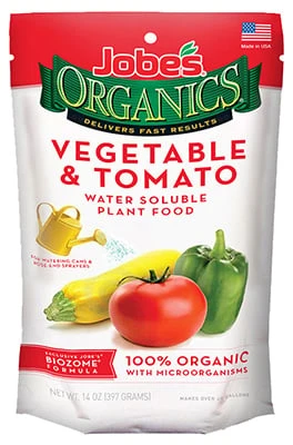 Jobe's Organic Water Soluble Vegetable & Tomato Fertilizer 14 Ounce