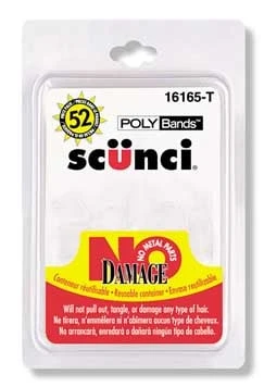SCUNCI POLYBAND CLEAR 1CT