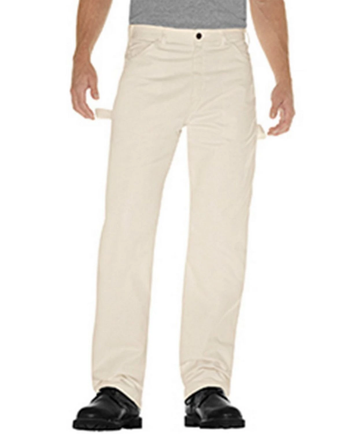 Men's Relaxed-fit Straight-leg Painter Pants, Size 33x34, White