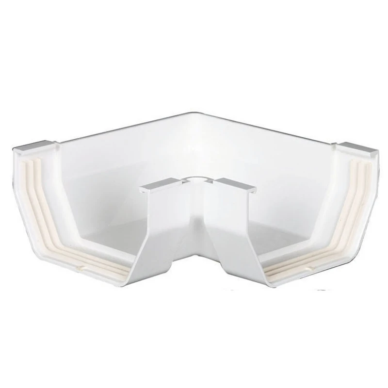 5 In. Contemporary White Vinyl Inside/outside Corner Miter T0503