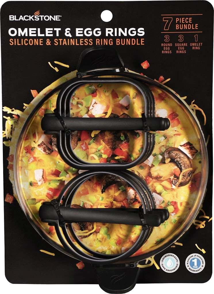 7-Pc. Egg and Omelet Ring Kit