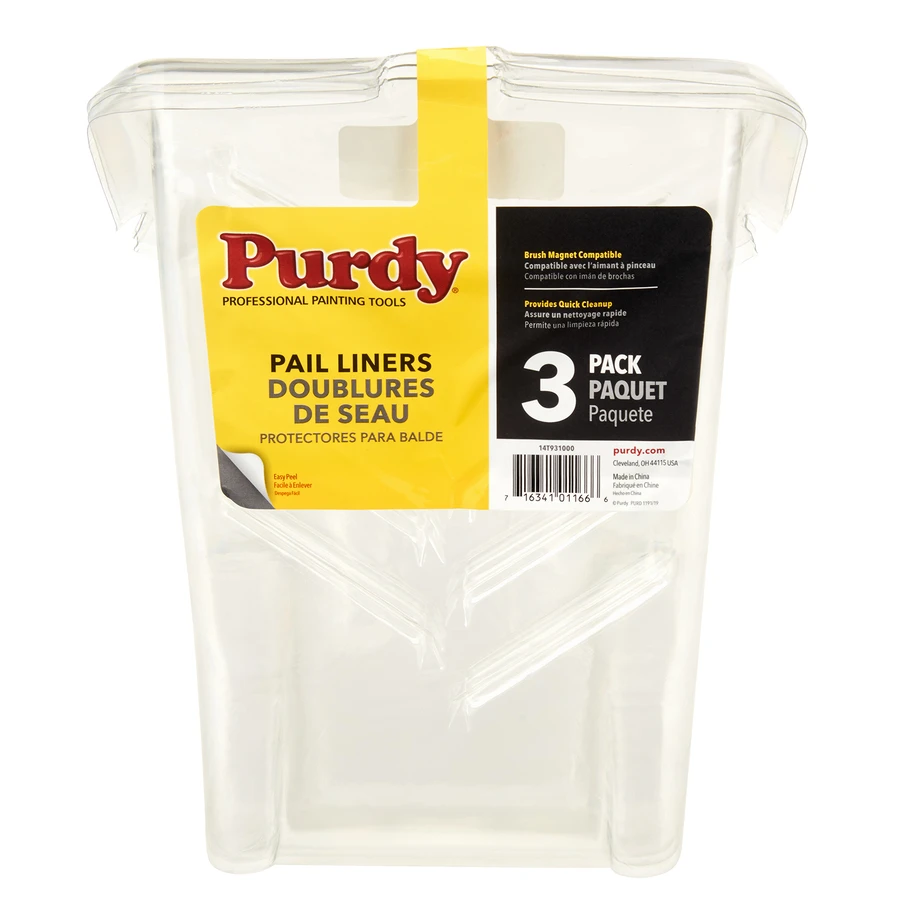 LINER PAIL PLASTIC CLEAR
