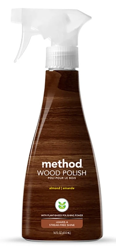 Wood For Good 14 Oz. Almond Polish & Wood Cleaner - Plant-based Shine