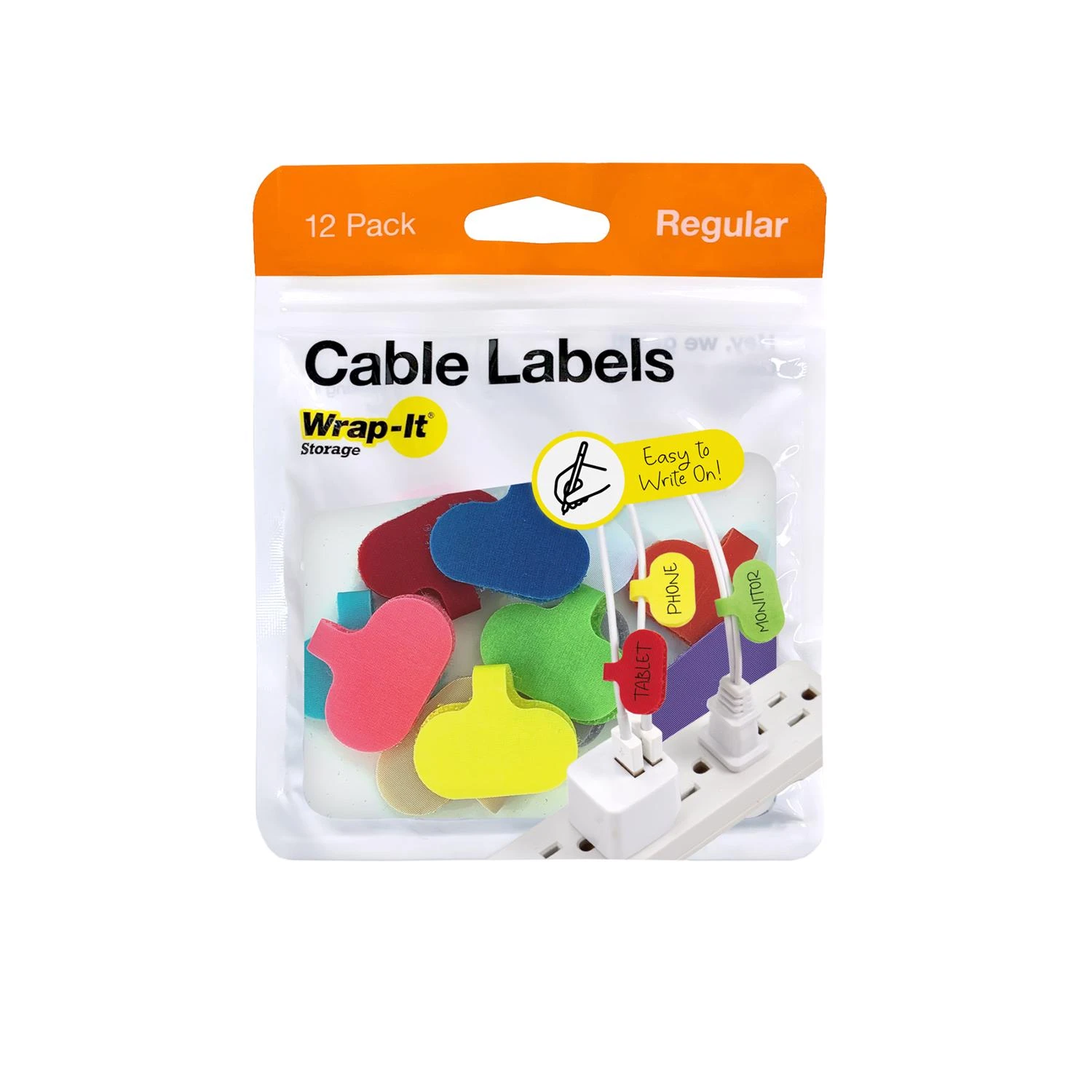 Cable Labels, Assorted, 10-Pk.