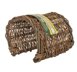 Large Twig Tunnel for Small Pets Natural Wooden Hideout Habitat Accessory