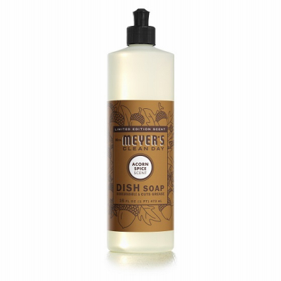Mrs. Meyer's Clean Day Dish Soap, Acorn Spice, 16 fl oz