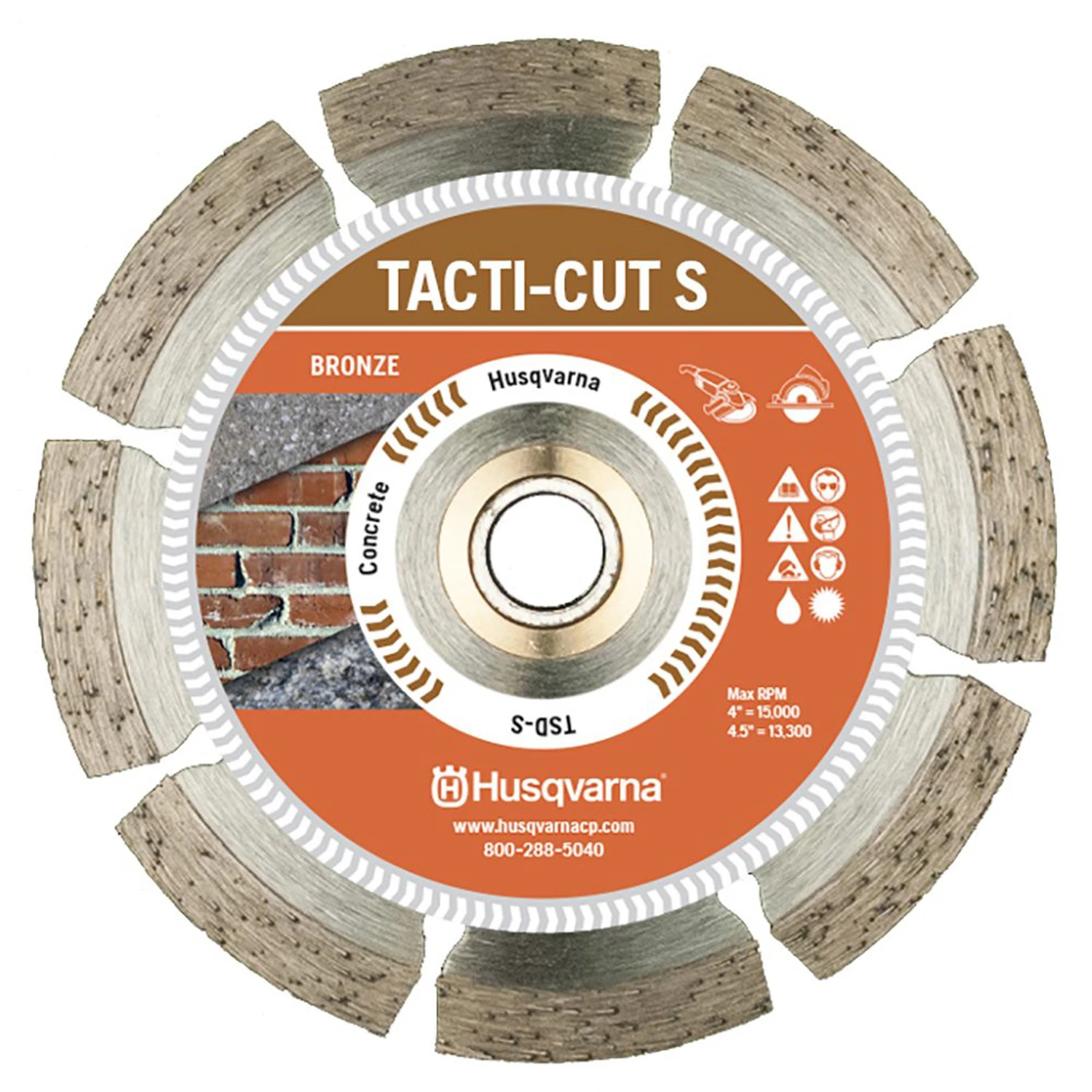 TSD-S Segmented Diamond Circular Saw Blade, 4 In.