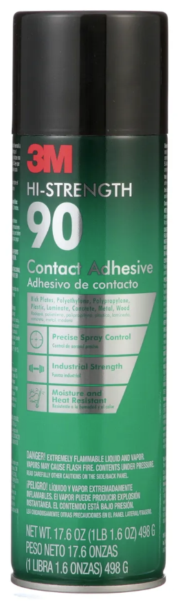 Hi-strength 90 Low Voc Contact Adhesive 14.6 Oz For Heavy-duty Bonding