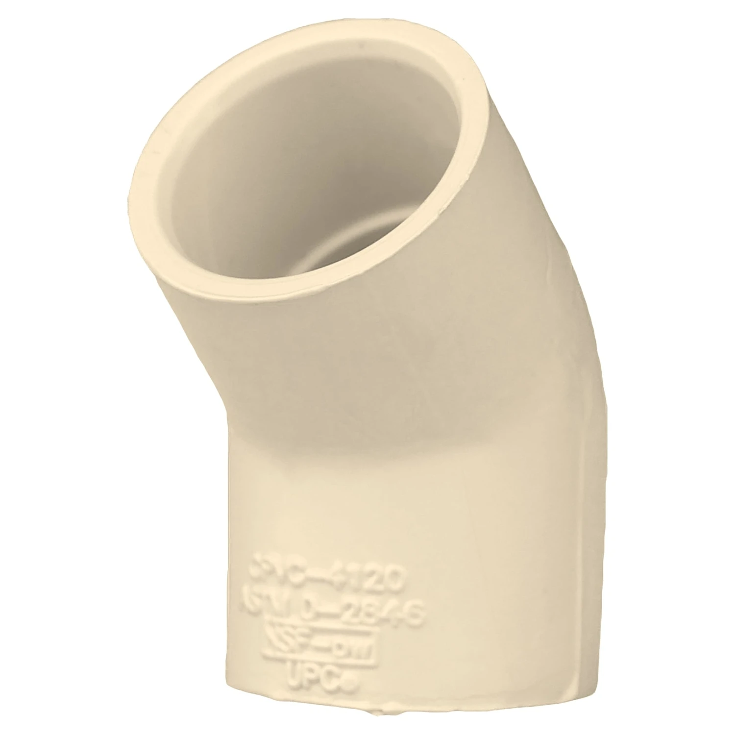 Charlotte Pipe 1/2 In. Slip x Slip 45 Deg. CPVC Elbow (1/8 Bend)
