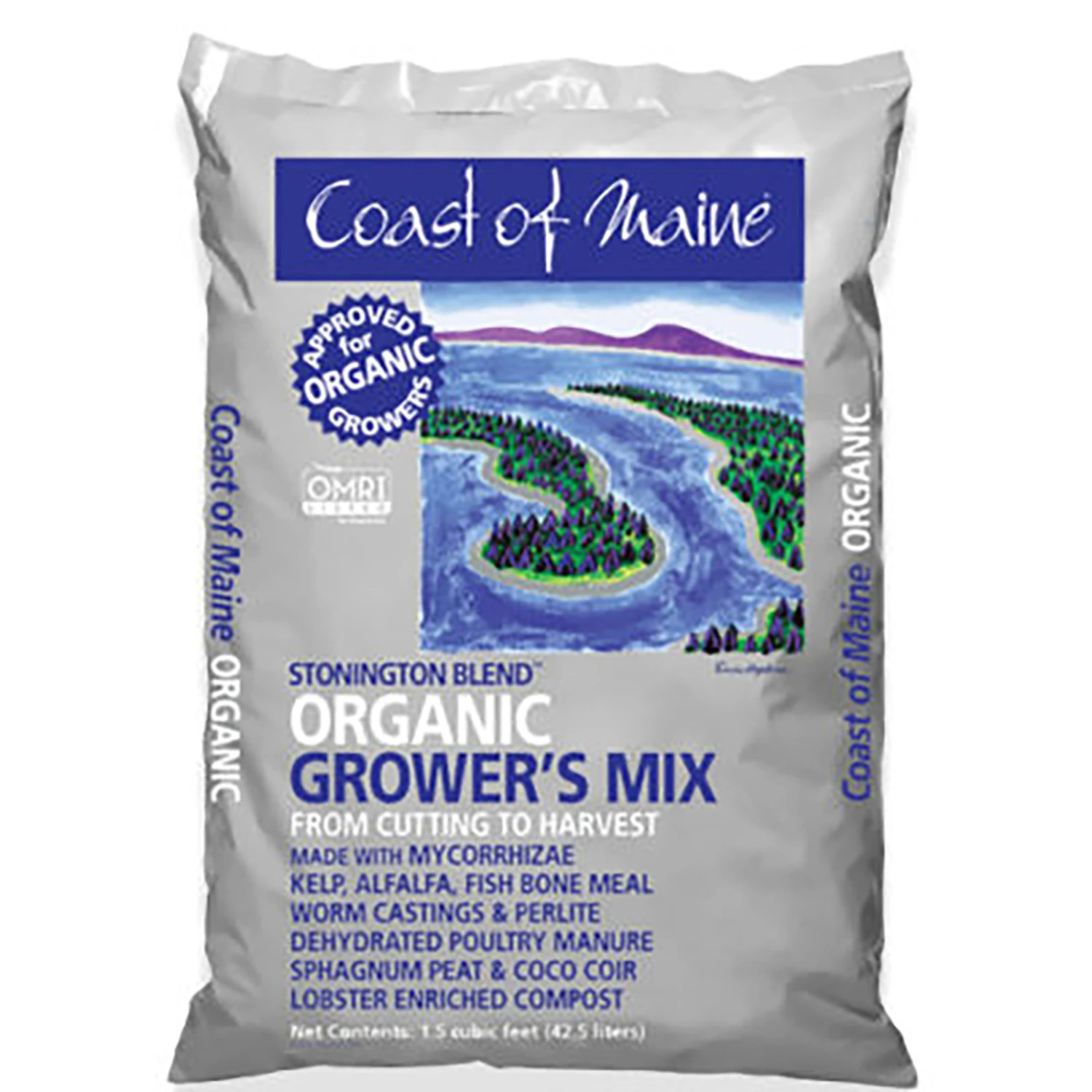 Stonington Blend 1.5 Cu. Ft. Organic Growers Mix Potting Soil