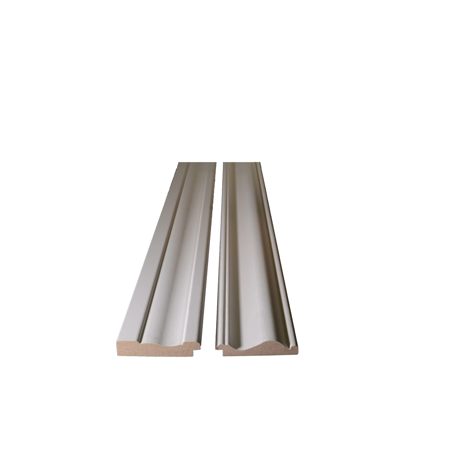 Alexandria Moulding 9/16 in. H X 8 ft. L Primed White MDF Molding Alexandria Moulding 9/16 in. H X 8 ft. L Primed White MDF Molding