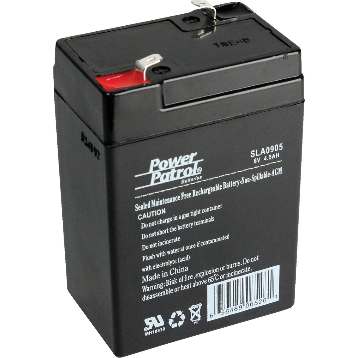 6v 4.5a Sealed Lead Acid Battery For Security Systems