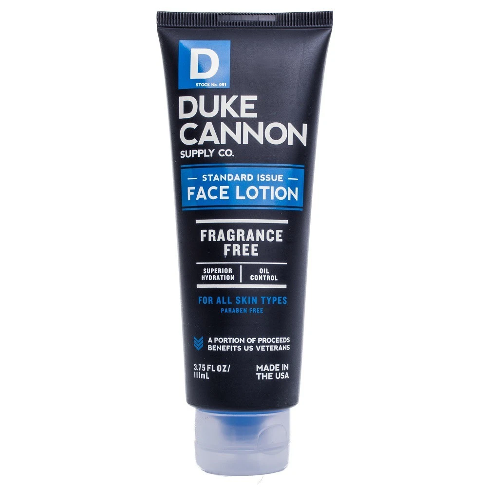 Standard Issue Face Lotion, Fragrance Free, 3.75-oz.