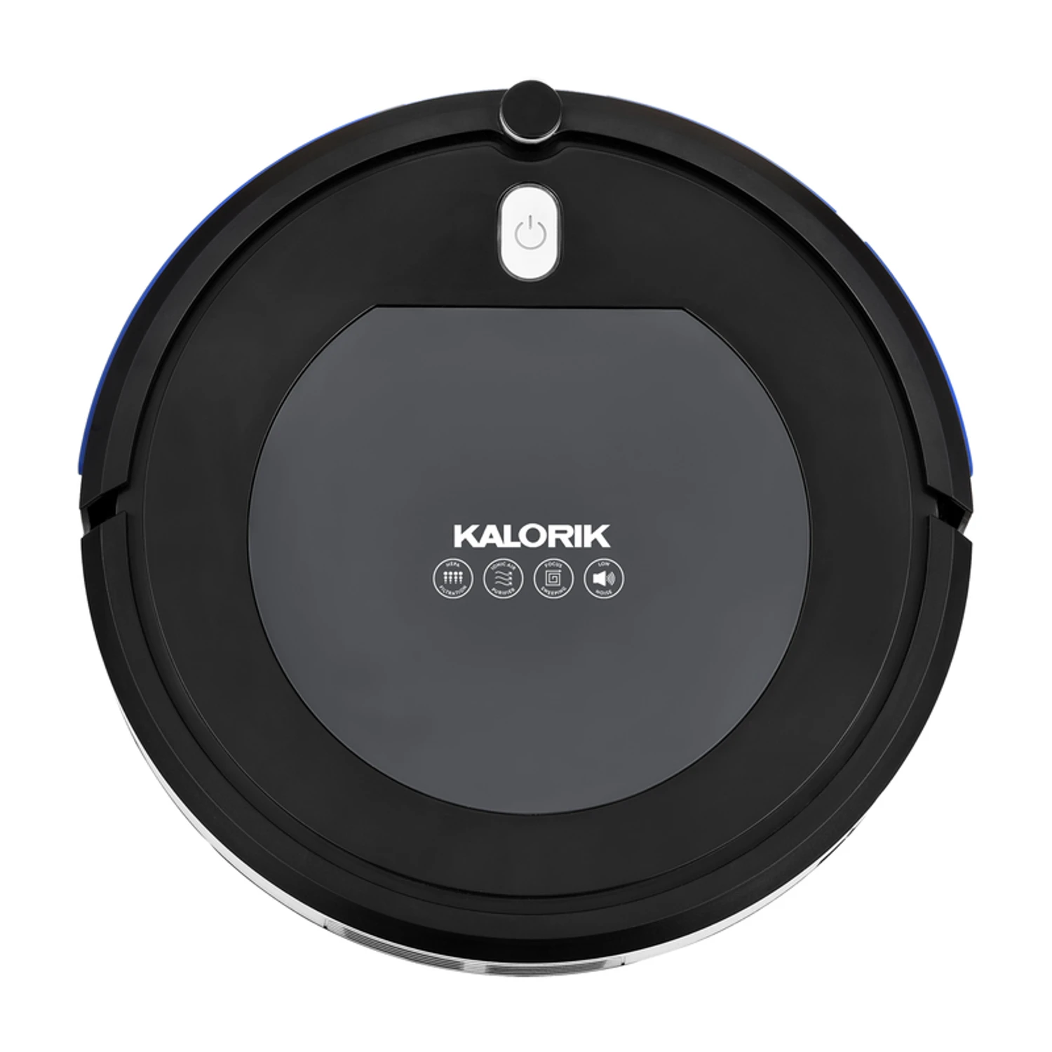 Home Ionic Pure Air Robot Vacuum Cleaner in Black and Gray