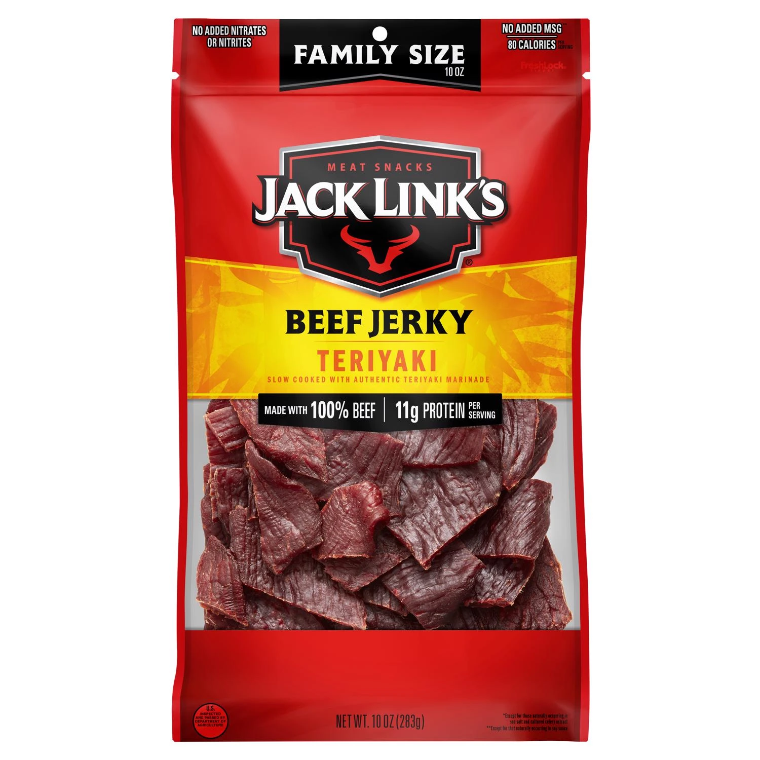 Legends Beef Jerky, Teriyaki, 10 oz.