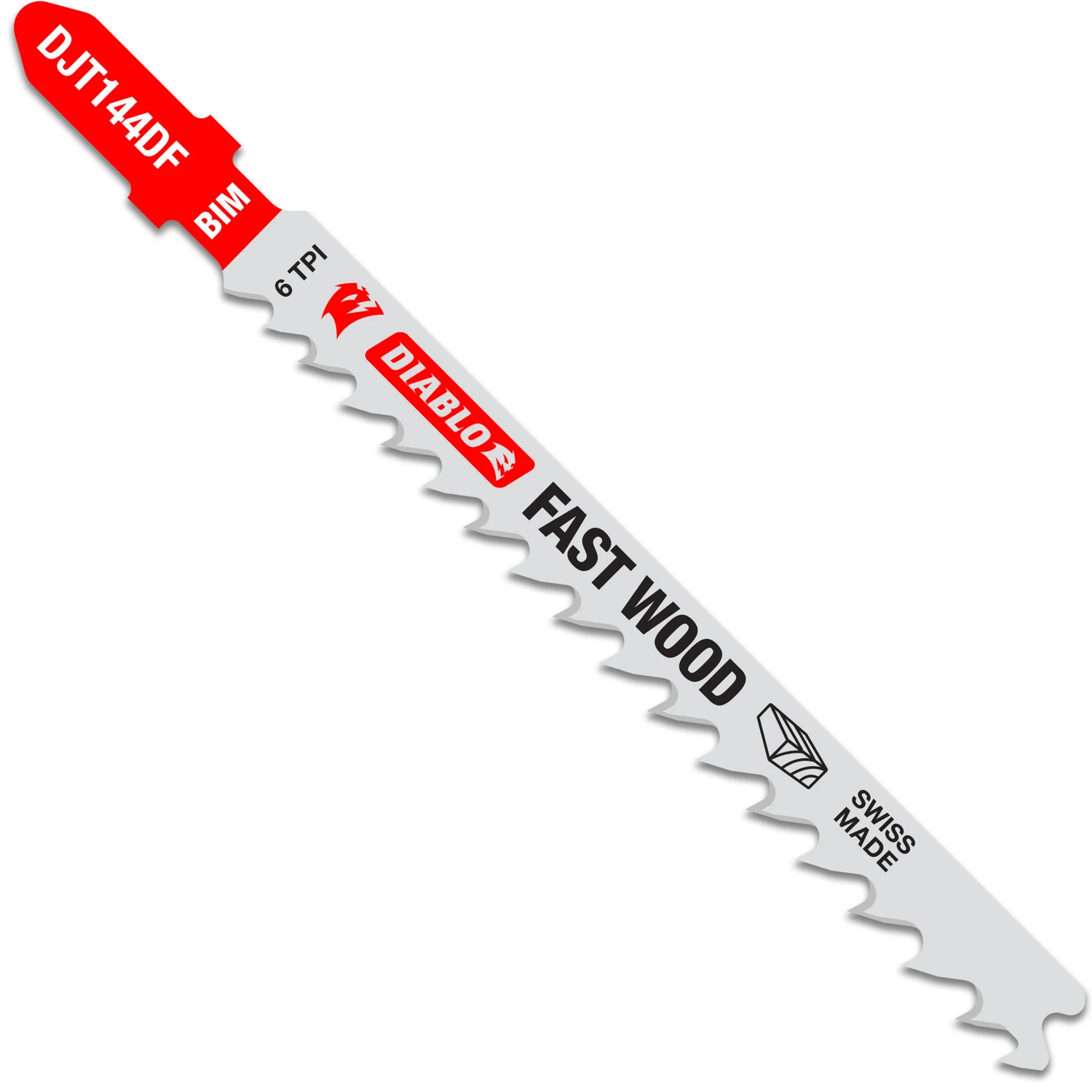 T-Shank Jigsaw Blade, Bi-Metal, For Wood, 6 TPI, 4-In., 5-Pk.