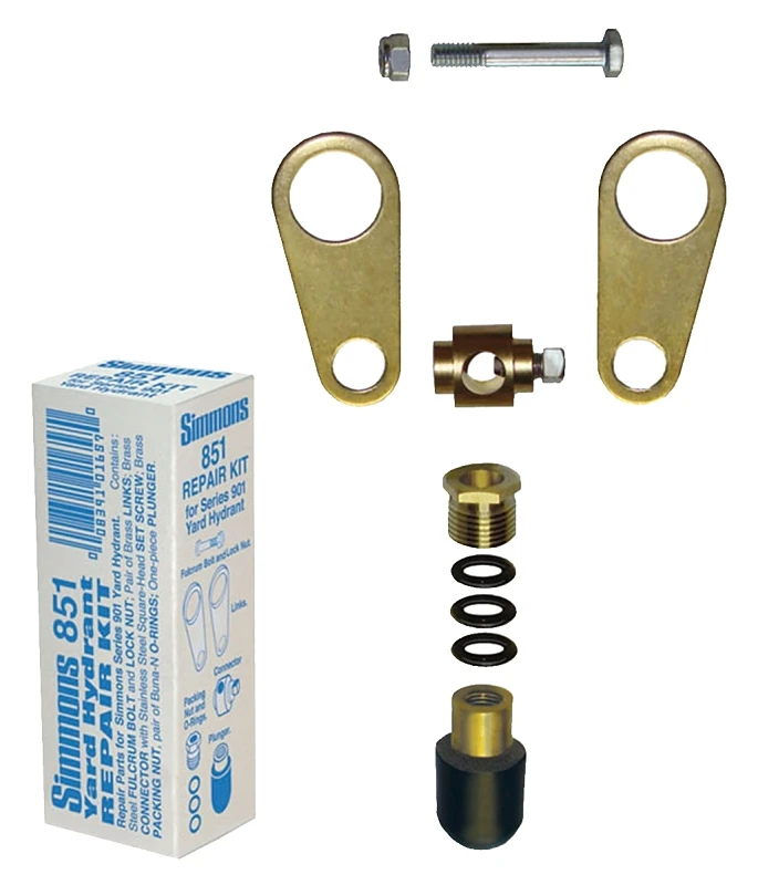 900 Series Hydrant Repair Kit - Model 851 With Brass And Stainless Steel Parts