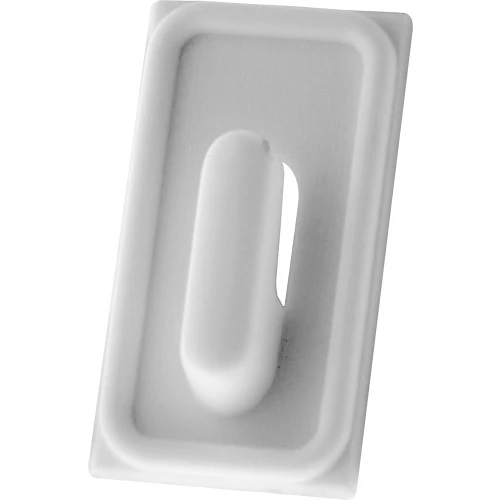 Adhesive Cup Hook, White, Plastic, 6-Pk.