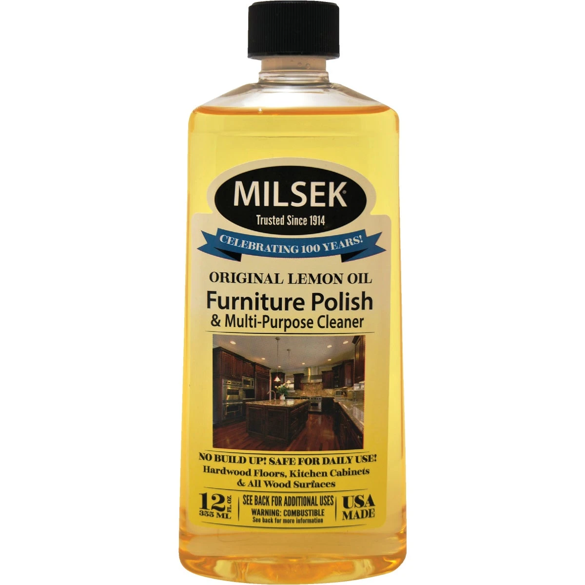12 Oz. Lemon Furniture Polish & Multi-purpose Cleaner, Model 13570, Oil-based