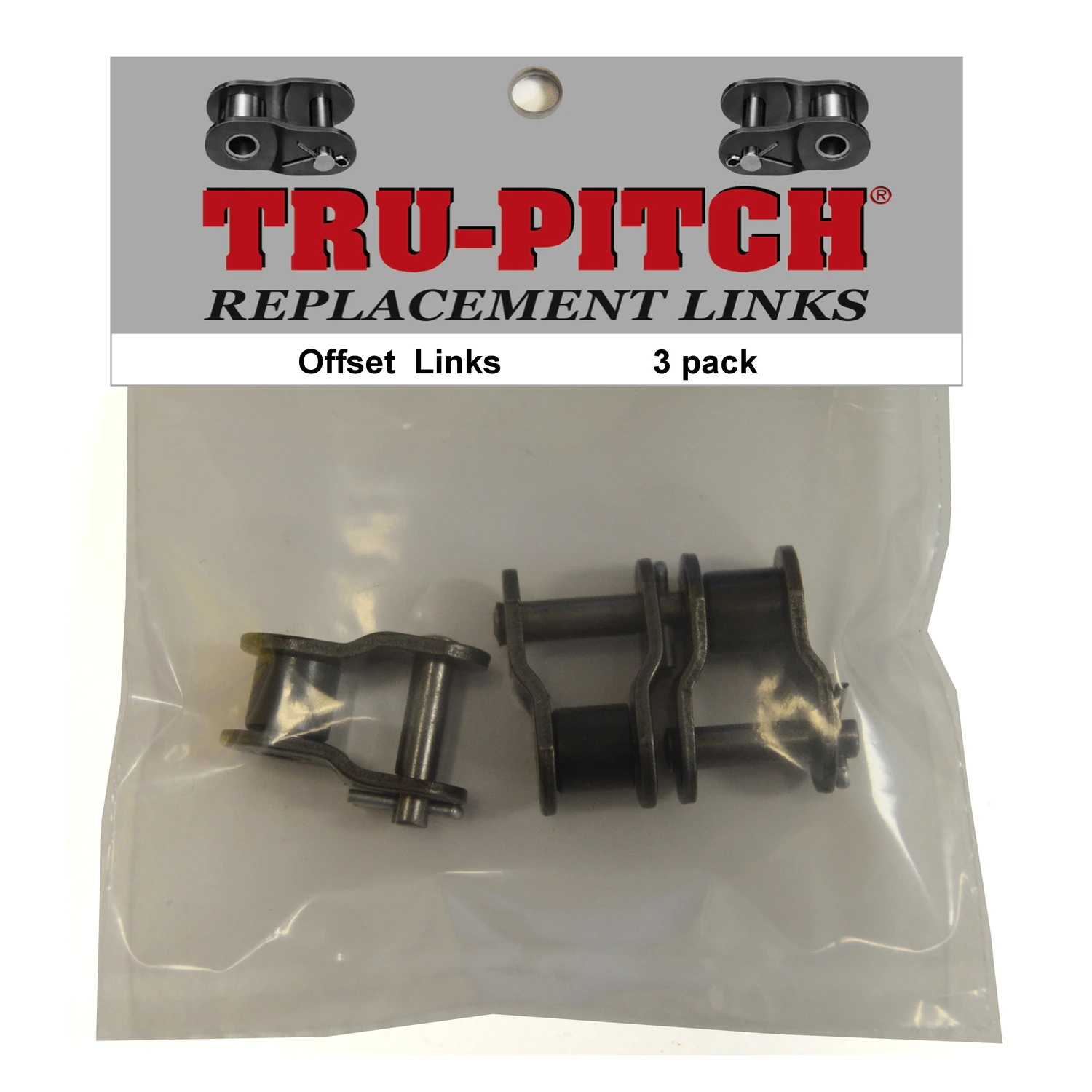 OffSet Connecting Link, #60, 3-Pk.