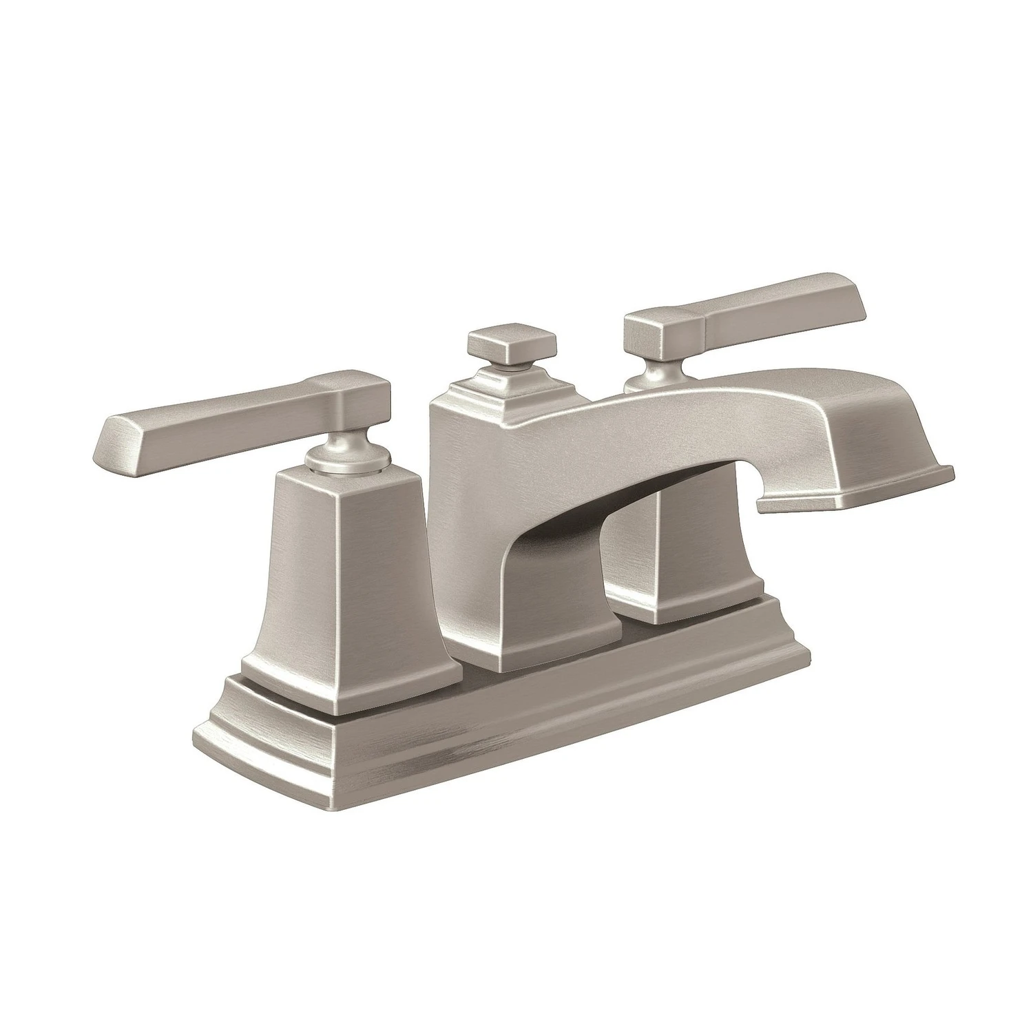 Boardwalk 2-handle Lever 4 In. Centerset Bathroom Faucet With Pop-up, Brushed Nickel