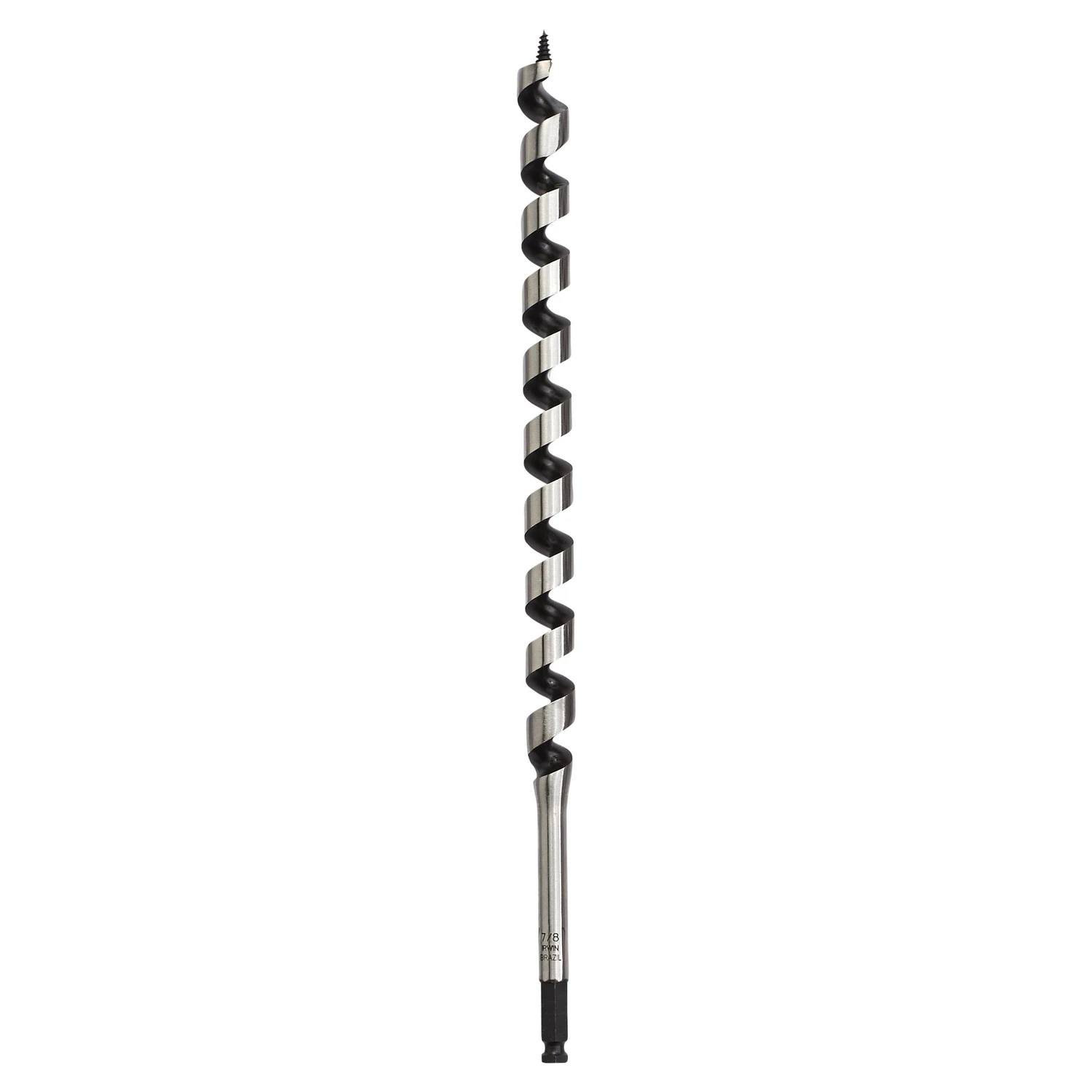 Power Ship Single Twist Screw Point Drill Bit, 0.875 Inch Diameter