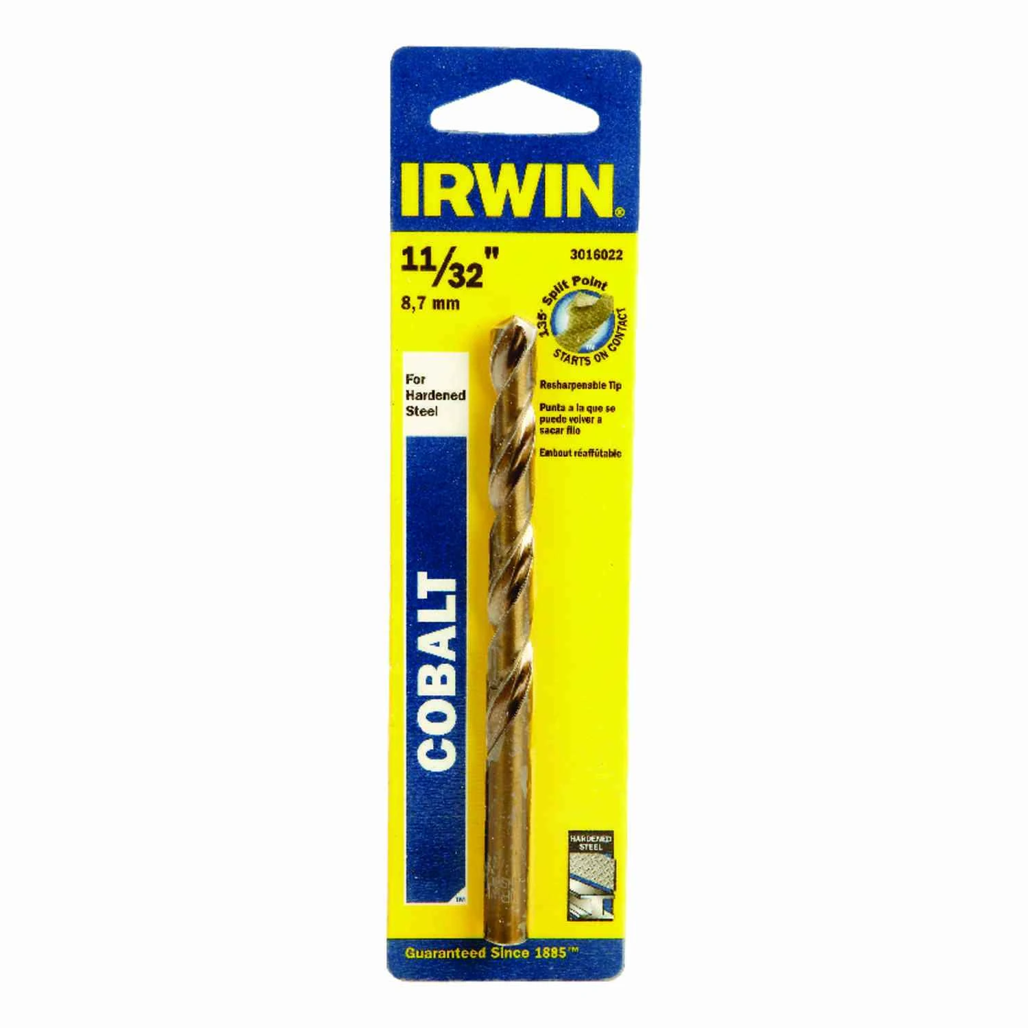 11/32 In. X 4-3/4 In. Cobalt Alloy Steel Drill Bit - 1 Piece