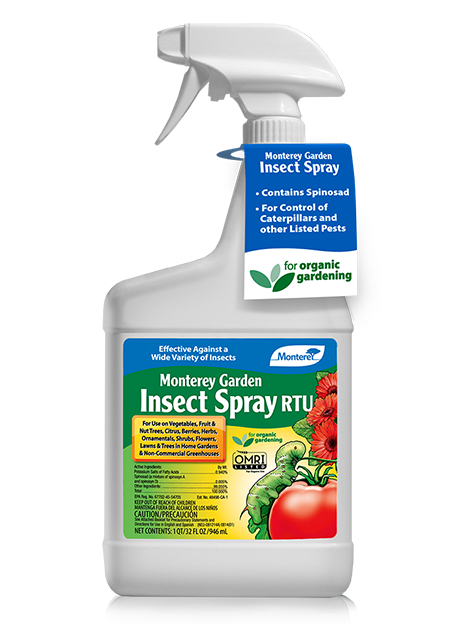 Garden Insect Spray Ready-to-Use 32 Ounce Bottle for Outdoor Pest Control