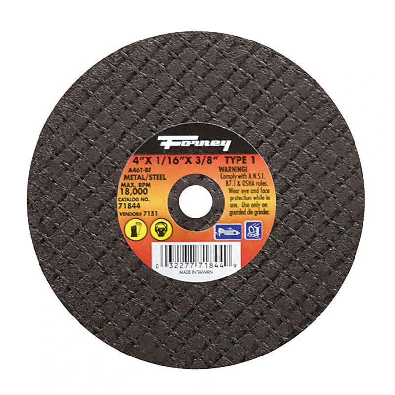 Type 1 4 In. X 1/16 In. X 3/8 In. Aluminum Oxide Metal Cut-off Wheel