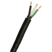 Black Service Cord 14 Gauge 3 Conductor SJEOOW 250 Foot Spool