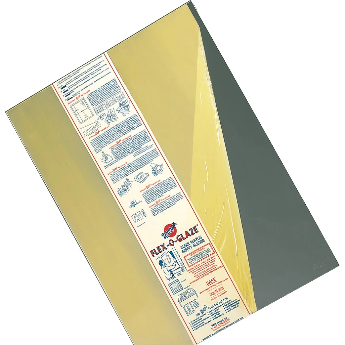 30" X 36" X 0.100" Clear Acrylic Sheet - 5 Pack, 100g-3036