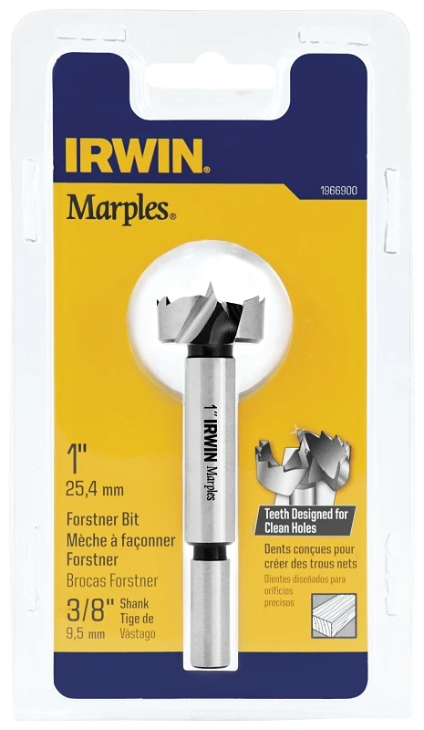 1 In. X 3-1/2 In. Reduced Shank Forstner Drill Bit