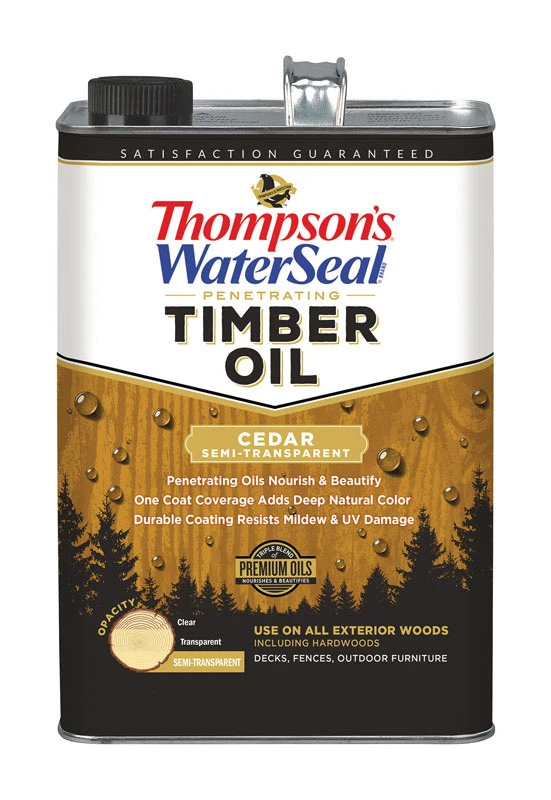 Semi-transparent Cedar Penetrating Timber Oil 1 Gallon