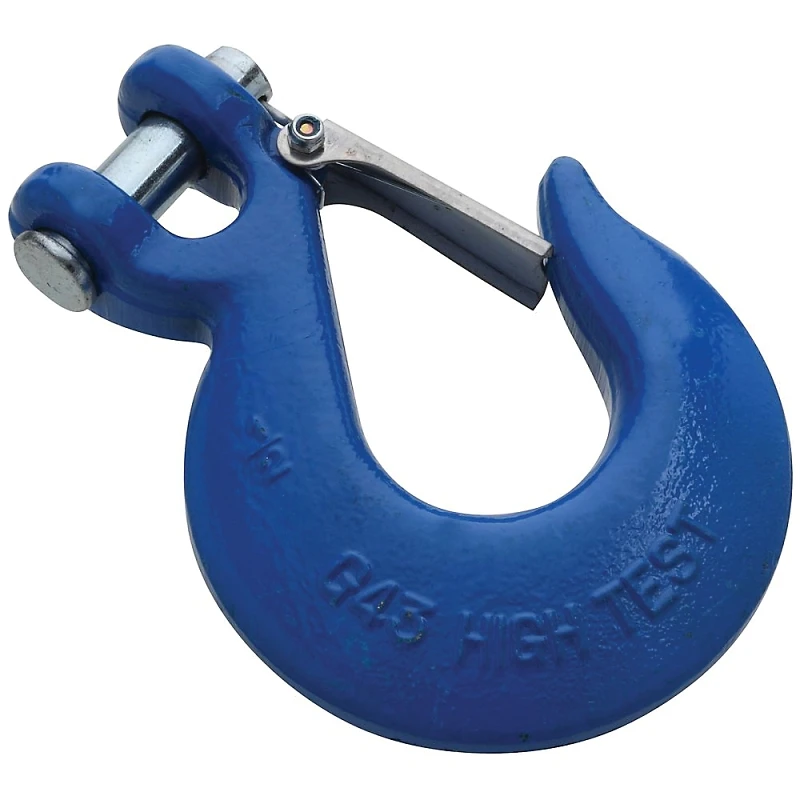 Clevis Slip Hook With Latch, Blue, 1/2 Inch, Model N282-061