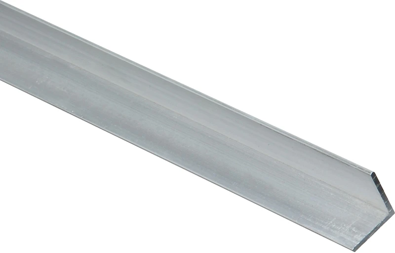 Solid Aluminum Angle, 0.75 Inch by 72 Inch Length