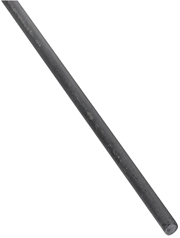 Smooth Steel Rod, 3/8 x 72 In.