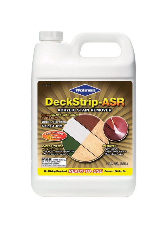 Deckstrip-asr 1 Gallon Acrylic Stain Remover For Decks And Siding