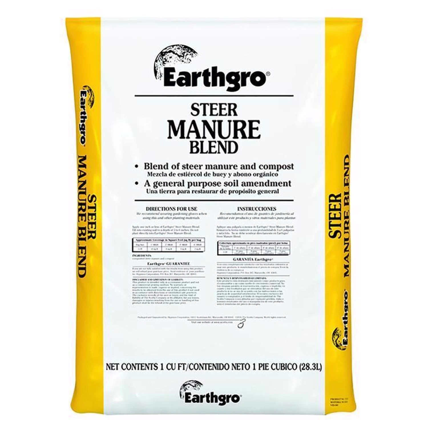 29 Lb. 1 Cu. Ft. Steer Manure Blend For Soil Conditioning