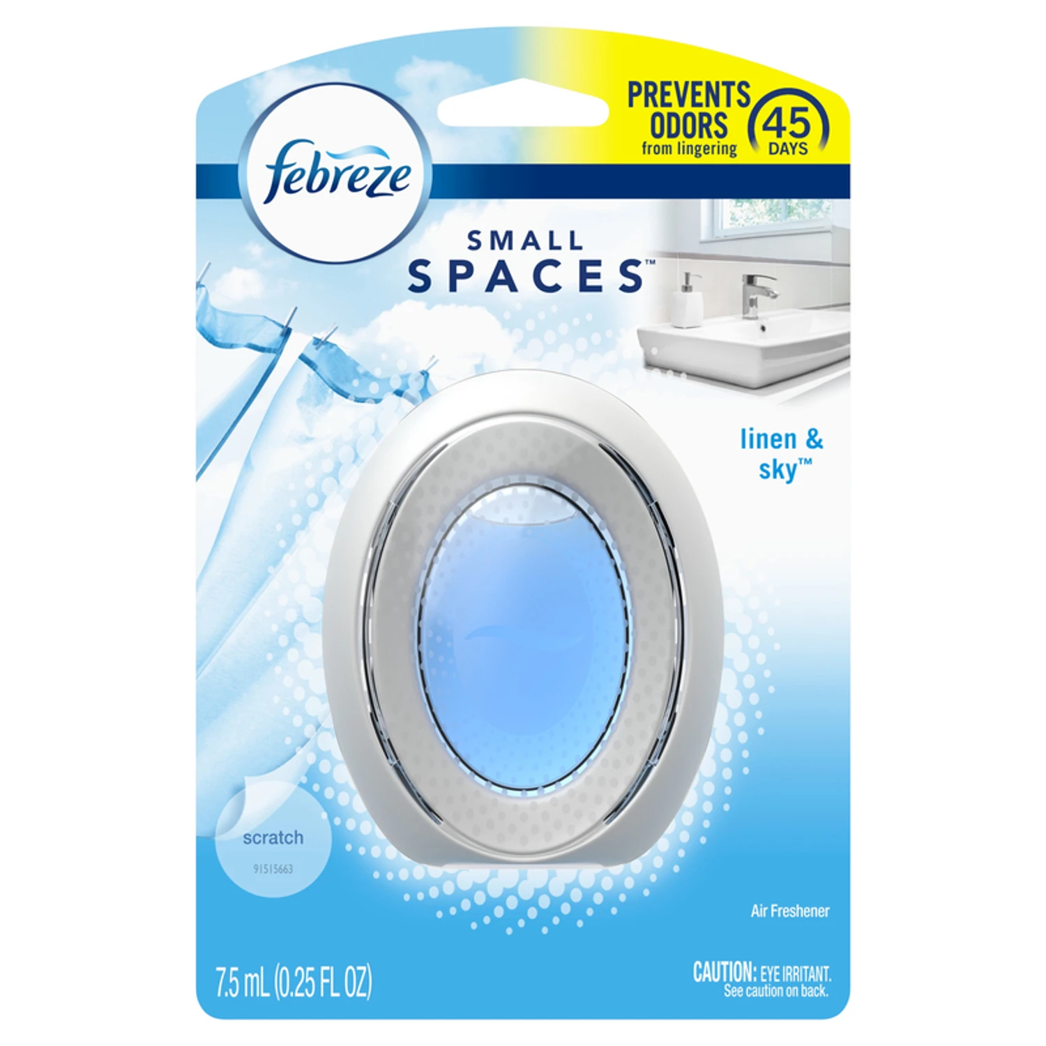Small Places Air Freshener, Linen & Sky Scent, 7.5 ml