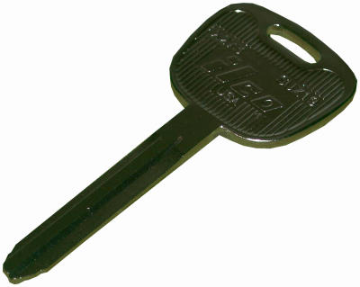 Suzuki Nickel Plated Automotive Key Blank Suz19, Pack Of 10, Model X273