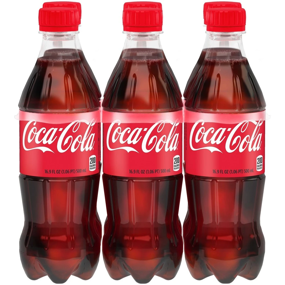 Coca-Cola Soda - 16.9 oz. x 6 pack