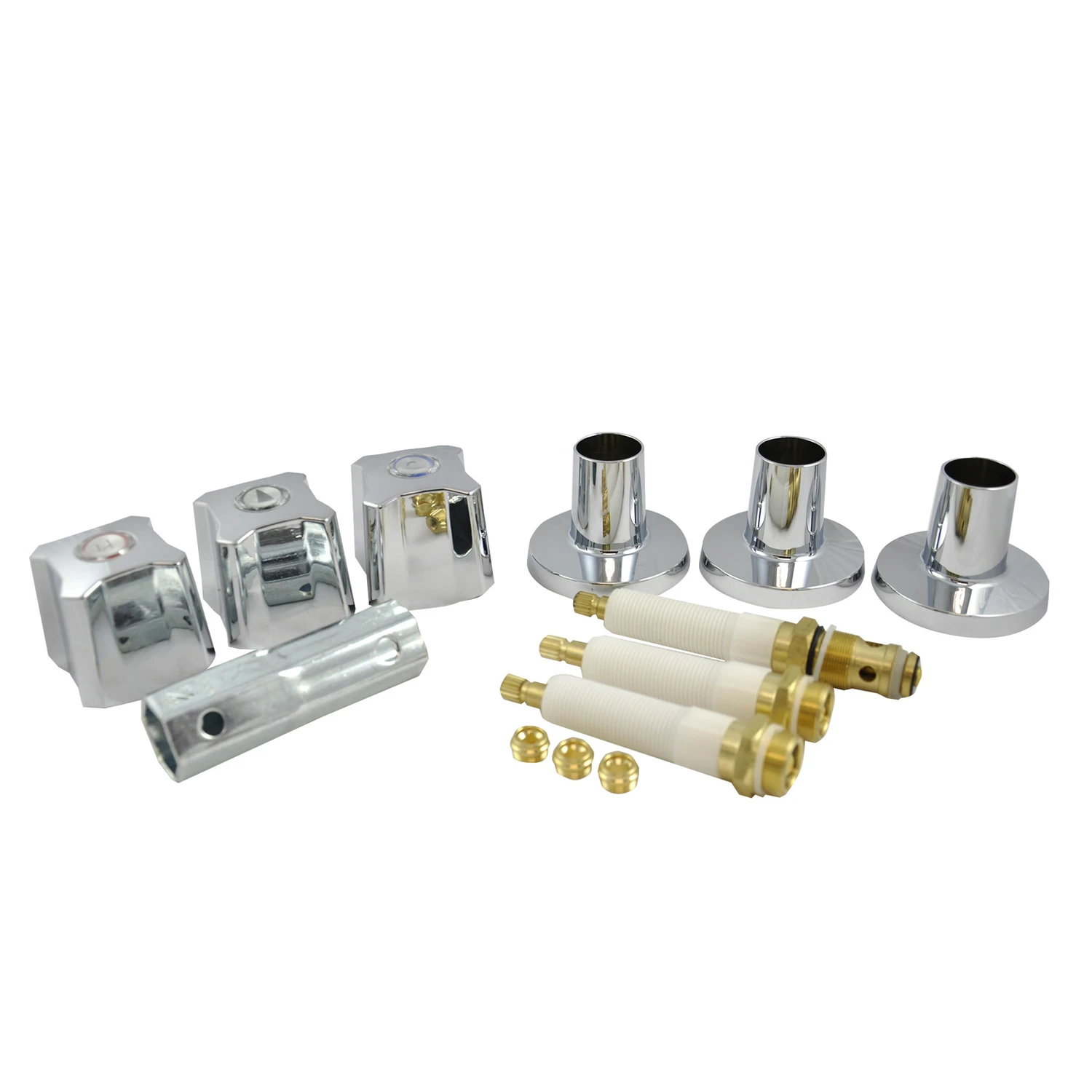 Chrome Tub And Shower 3-handle Remodeling Kit For Kohler Trend Model 9d00039672