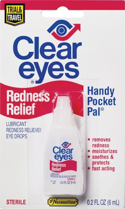 Clear Eyes Handy Pocket Pal Redness Relief Eye Drops 0.2 oz 1 pk