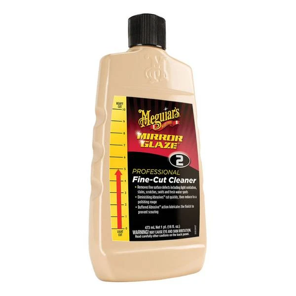 M0216 Mirror Glaze Fine-cut Cleaner, 16 Ounce Bottle